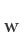 w