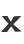 X