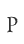 P