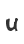 u