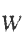 W