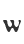 w