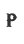 P