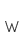 w