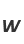 W