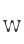 w