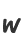 w