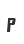 P