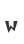 w