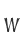 w