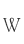 W