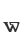 w