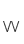 w