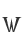 w