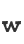 w