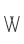 w