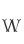 w