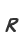 R