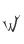 w