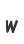 w