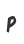 p