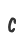 c