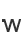 w