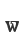 w