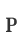 P