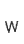 w