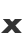 x