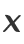 X