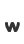 w