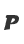 p