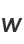 w