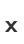 X