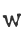 w