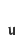 u