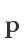 p