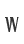 W