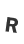 R