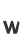 w