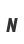 N