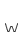 w