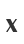 x