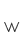 w