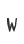 W