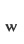 w