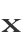 X