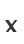 x